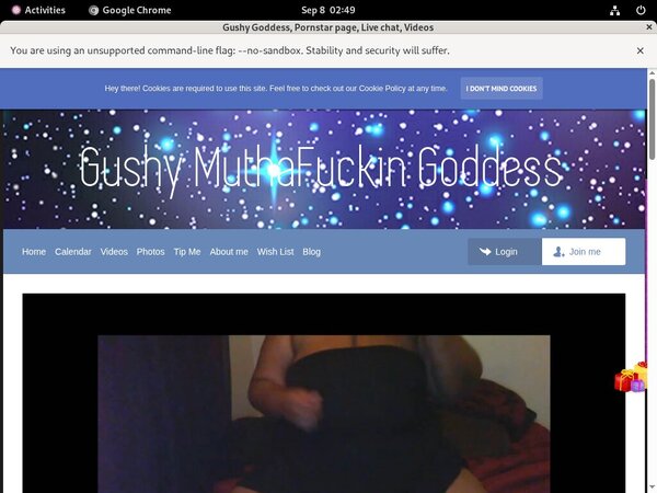 Gay Gushy Goddess