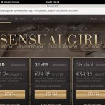 Sensual Girl Website Password