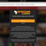 Discount Africanlesbians Trial Offer